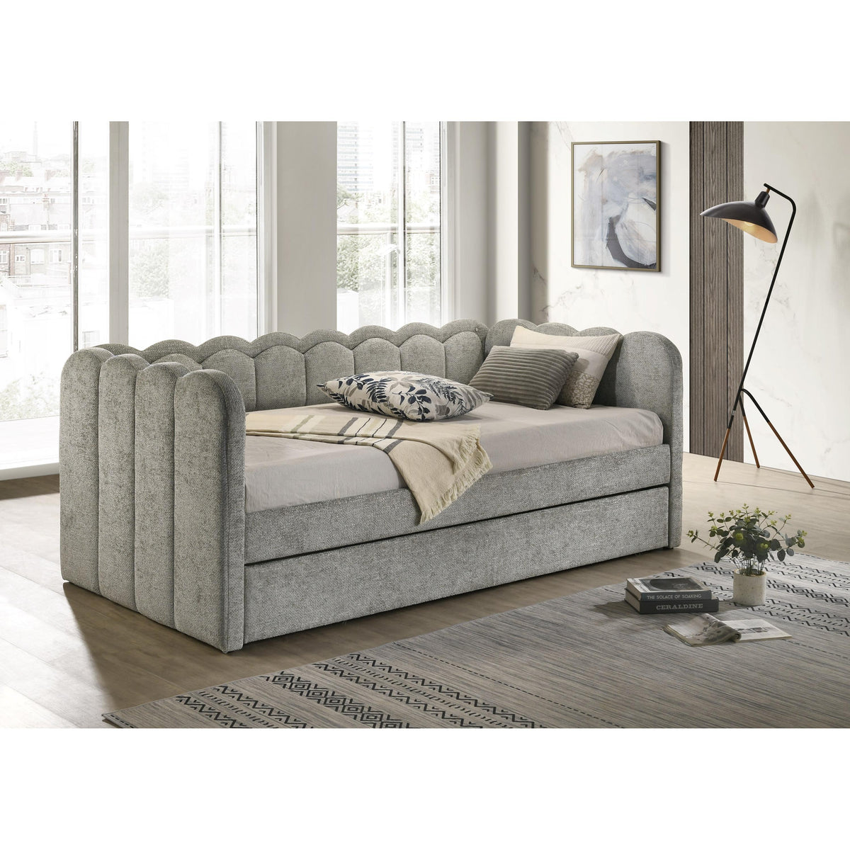Crown Mark Melody 5328LG Daybed - Light Grey