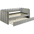  Crown Mark Melody 5328LG Daybed - Light Grey IMAGE 3