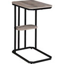  Crown Mark Ida 7267WG Chairside Table - Weathered Grey IMAGE 1