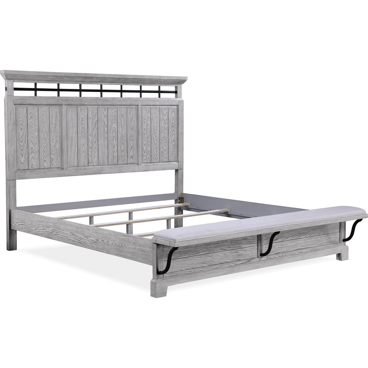 Crown Mark Beckett B1900-K King Bed (5PC SET)