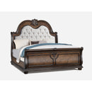  Crown Mark Stanley B1610-CK California King Bed - Coffee Brown IMAGE 1