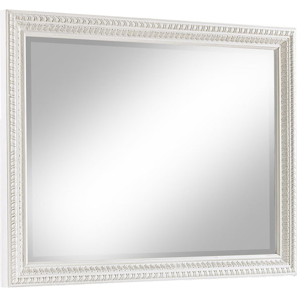  Crown Mark Alexandria B1650-11 Dresser Mirror - Antique White IMAGE 1