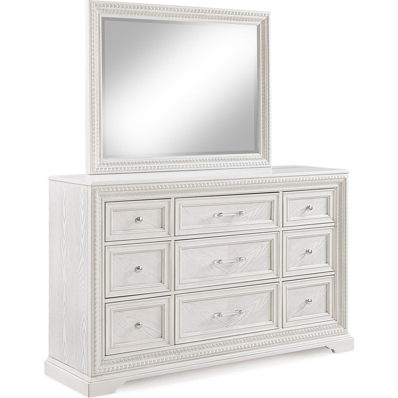  Crown Mark Alexandria B1650-11 Dresser Mirror - Antique White IMAGE 2