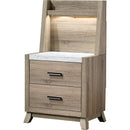 Crown Mark Tilston B3400-2 Nightstand with Wall Panel IMAGE 2