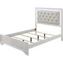  Crown Mark Lyssa B4312-T Twin Bed with LED - Oat/Frost IMAGE 2