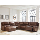  Signature Design by Ashley DeepWakes PCU62607S19 6 pc Power Reclining Sectional with Chaise IMAGE 2