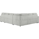  Coaster Furniture Devonshire 501208 Sleeper Sectional Sofa Storage Chaise - Grey IMAGE 11
