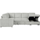  Coaster Furniture Devonshire 501208 Sleeper Sectional Sofa Storage Chaise - Grey IMAGE 7