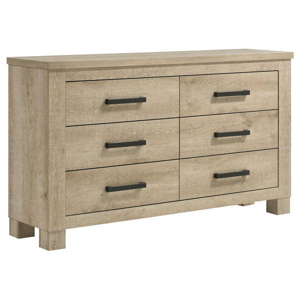 Coaster Furniture Oakglen 6-Drawer Dresser 225103 IMAGE 1