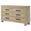 Coaster Furniture Oakglen 6-Drawer Dresser 225103 IMAGE 4