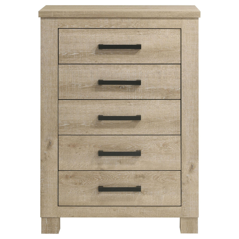 Coaster Furniture Oakglen 5-Drawer Chest 225105 IMAGE 3