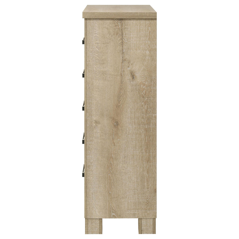 Coaster Furniture Oakglen 5-Drawer Chest 225105 IMAGE 5