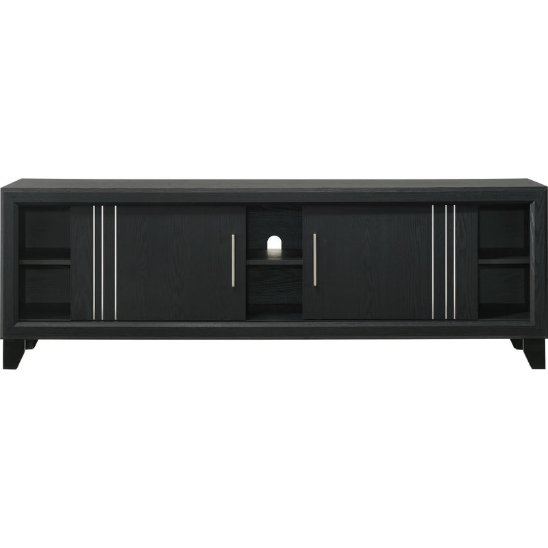  Crown Mark Charlie B9235-9 TV Stand - Charcoal IMAGE 3