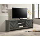  Crown Mark Valor B9335-9 TV Stand - Grey IMAGE 5