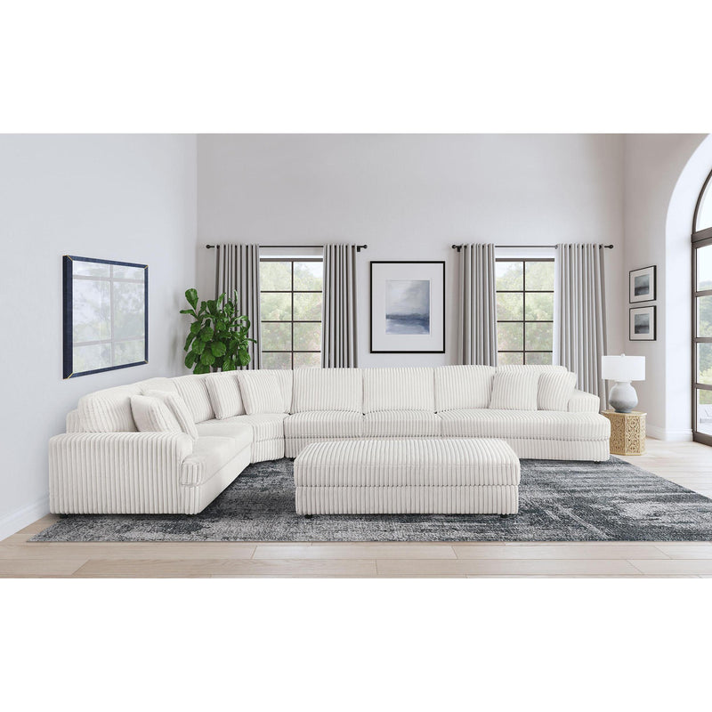  Coaster Furniture Emberson 508851-SET 5-piece Upholstered Modular Sectional Sofa - Ivory IMAGE 2
