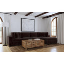  Coaster Furniture Lakeview 551464-SETB 5 pc Upholstered Modular Sectional Sofa - Dark Chocolate IMAGE 1
