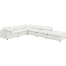 Coaster Furniture Raleigh 551751-SET 6 pc Boucle Upholstered Modular Sectional - Ivory IMAGE 1