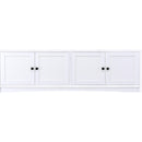  Coaster Furniture Laughlin 724113-SET 3-piece Entertainment Center TV Stand - White IMAGE 6