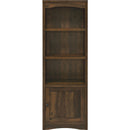  Coaster Furniture Laughlin 724124 3-shelf Engineered Wood Media Tower - Dark Pine IMAGE 4