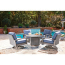 Signature Design by Ashley Half Moon Beach PCP418-776 Round Fire Pit Table IMAGE 9
