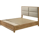 Crown Mark Florian King Upholstered Platform Bed with Storage B6572-K-HB/B6572-K-FBD/B6572-KQ-RAIL IMAGE 3