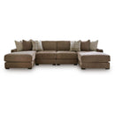  Benchcraft Camellia-Court 4 pc Sectional 6820716/6820717/6820746/6820746 IMAGE 1
