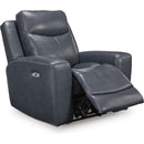  Signature Design by Ashley Next Move Power Leather Match Recliner PCU1210013 IMAGE 2