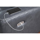  Signature Design by Ashley Next Move Power Reclining Leather Match Loveseat with Console PCU1210018 IMAGE 5