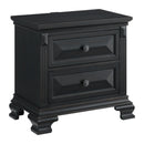  Elements International Bridgestone B-10980-8-NS 2-Drawer Nightstand IMAGE 1