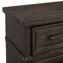  Elements International Colorado City B-13010-8-NS 2-Drawer Nightstand IMAGE 4