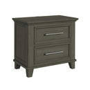 Elements International Canterbury B-13030-3-NS 2-Drawer Nightstand IMAGE 1