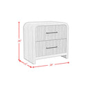  Elements International Ridgemont B-14440-8W-NS2 2-Drawer Nightstand IMAGE 15