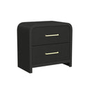  Elements International Ridgemont B-14440-8W-NS2 2-Drawer Nightstand IMAGE 1