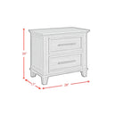  Elements International Canterbury B-13030-5-NS 2-Drawer Nightstand IMAGE 10