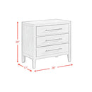  Elements International Versailles Contemporary B-3690-3-NS 3-Drawer Nightstand IMAGE 9