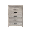  Elements International Eleanor EL700CHZS 5-Drawer Chest IMAGE 2