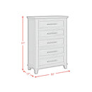  Elements International Canterbury B-13030-3-CH 5-Drawer Chest IMAGE 8