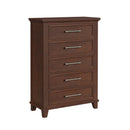  Elements International Canterbury B-13030-5-CH 5-Drawer Chest IMAGE 1