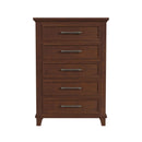  Elements International Canterbury B-13030-5-CH 5-Drawer Chest IMAGE 2