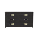  Elements International Tobias B-15990-8-DR 6-Drawer Dresser IMAGE 2