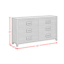 Elements International Tobias B-15990-7-DR 6-Drawer Dresser IMAGE 9