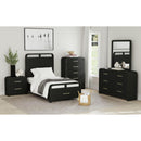  Elements International Ridgemont B-14440-8W-DR 6-Drawer Dresser IMAGE 3