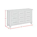  Elements International Canterbury B-13030-7-DR 9-Drawer Dresser IMAGE 9