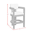  Elements International Portland D-1710-8-BST3 Arm Barstool IMAGE 10