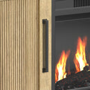  Elements International Ridgemont LA-14440-6-FP Complete 60" Fireplace Cabinet IMAGE 7