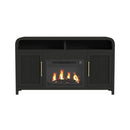  Elements International Ridgemont LA-14440-8W-FP Complete 60" Fireplace Cabinet IMAGE 2