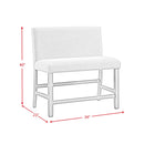  Elements International Seneca D-7670-5-CCBNC Counter 3 pc Corner Bench IMAGE 10