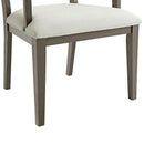  Elements International Versailles Contemporary D-3690-6-AC Dining Arm Chair IMAGE 6