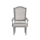  Elements International Glenmore D-14210-3-AC Dining Arm Chair IMAGE 2