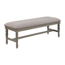  Elements International Sunnyvale D-2730-3-BN Dining Bench IMAGE 1